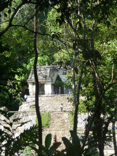 Erster Blick auf die Tempelanlage