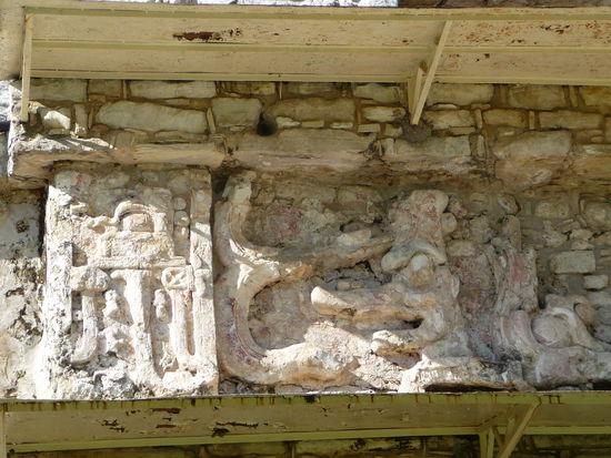 Fresken im Palast von Palenque