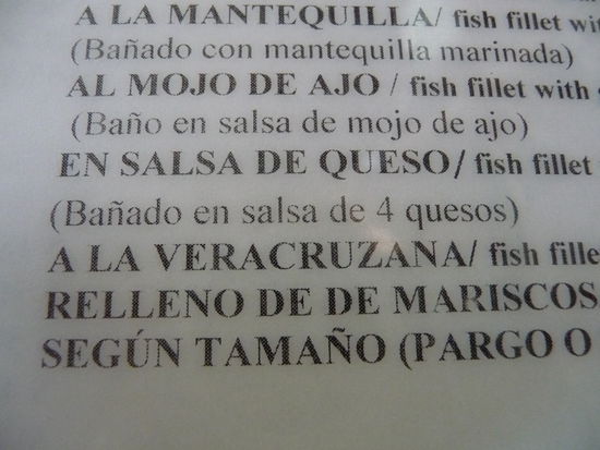 A La Veracruzana gibt es heute für mich