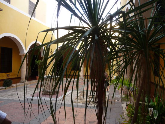 Im innern des größten Hauses von Campeche