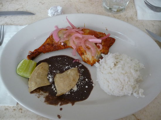 Natürlich Huhn auf Yucatan Art