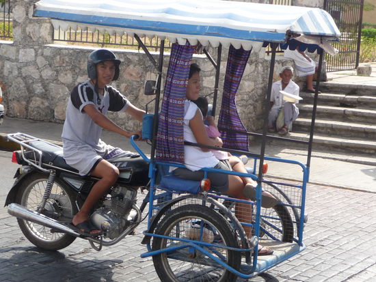 Das häufigste Verkehrsmittel was ich hier gesehen habe