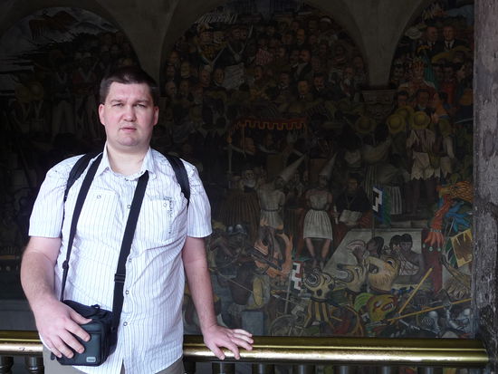 Ich im Nationalpalast