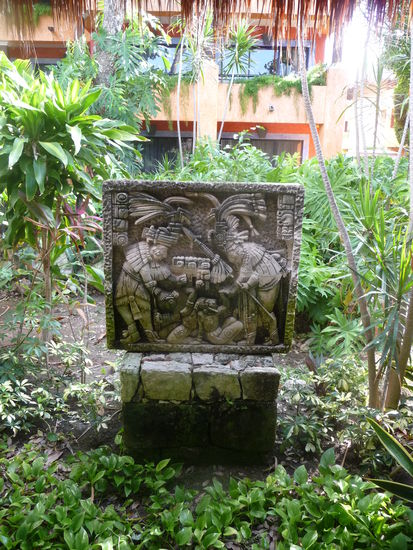 Nachbildung der Mayakultur