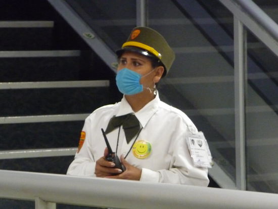 Mundschutz gegen die Schweinegrippe auch bei der Polizei