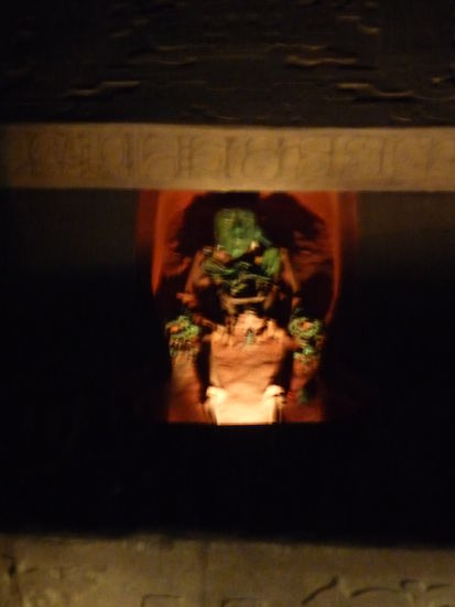 Orginal Grab des Herschers Pacal aus dem Tempel der Inschriften in Palenque mit Mumie und kostbaren Jadeschmuck.Er soll das Reich 615 bis 683 regiert haben.