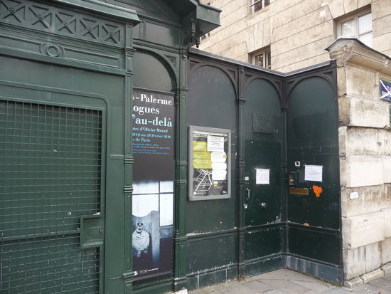 Eingang der Katakomben von Paris leider verschloßen