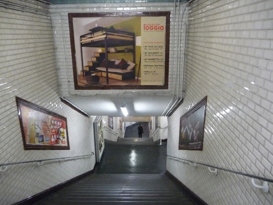 Metro Eingang Denfert Rochereau Richtung Linie 6