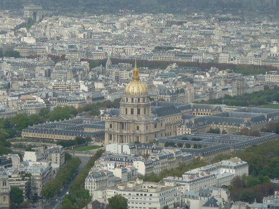 Hotel des Invalides von oben