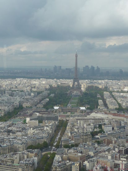 Der Eifelturm von oben