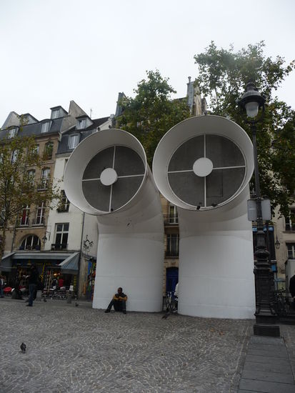Lüftungsrohre am Centre Pombidou