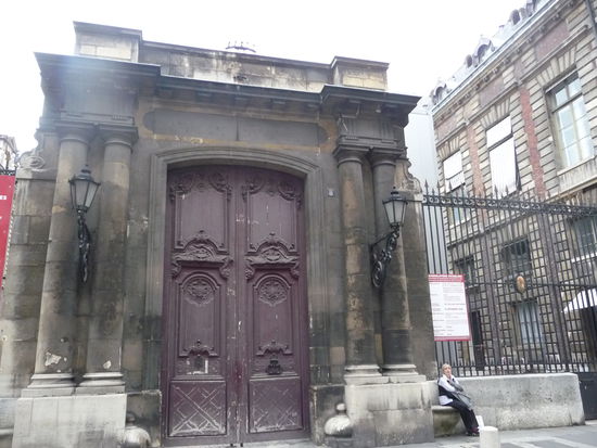 Verschloßener Eingang Bibliothek Nationale Site Richelieu