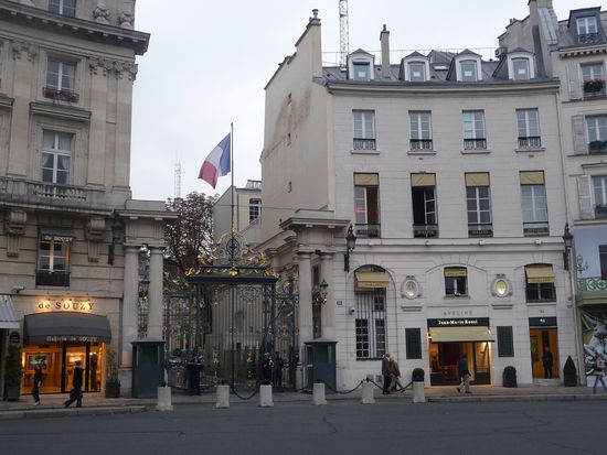 Place Beauvau am Elysee Palast