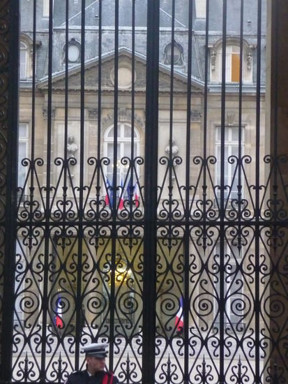 Gittertor Elysee Palast