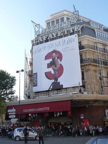 Galeries Lafayette in Paris