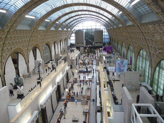 Museumshalle von oben betrachtet