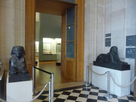 Zugang Ägyptensammlung im Louvre