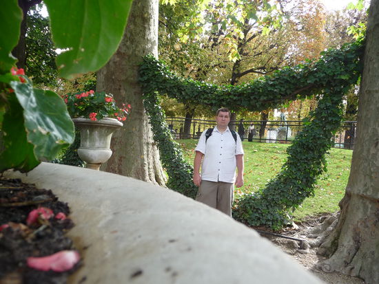 Ich im Schloßpark Luxembourg