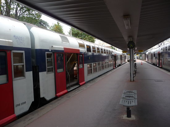 Mein RER Zug nach Paris