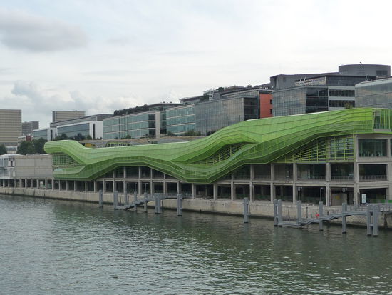 Gebäude am Bahnhof Austerlitz