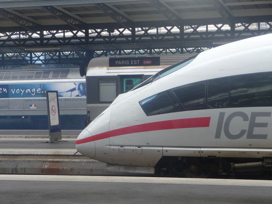 Im Pariser Ostbahnhof