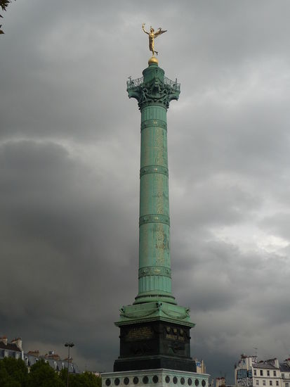 Bronzesäule " Colonne de Julliet " erbaut 1833
