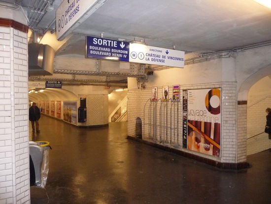 Eingang Metro Station Bastille
