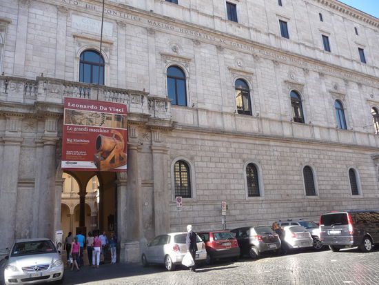 Palazzo Della Cancelleria neben den Markt Campo de Fiori