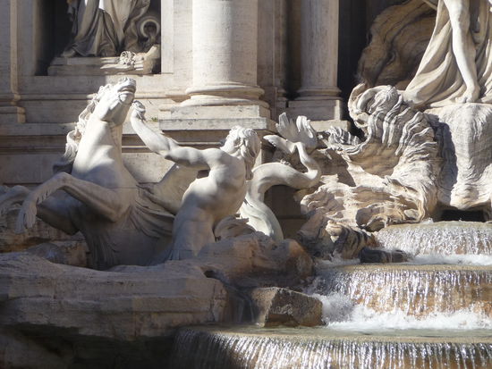 Tritone Trevi Brunnen