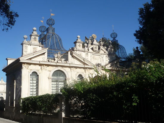 Gebäude in der Villa Borghese