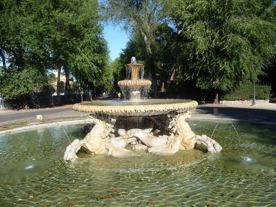 Brunnen im Park Villa Borghese
