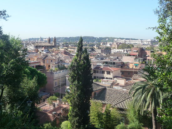 Blick über Rom vom Hügel Pincio