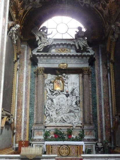 Kirche an der Via del Corso von innen