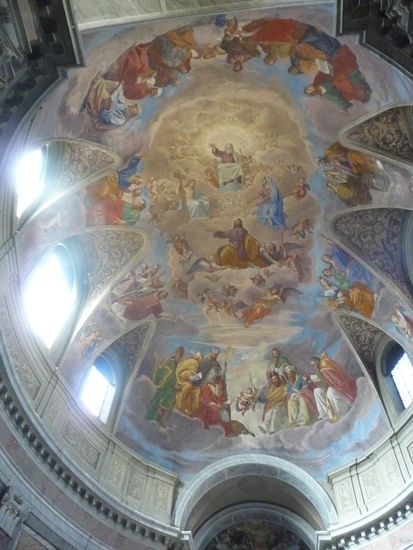 Deckengemälde in der Kirche