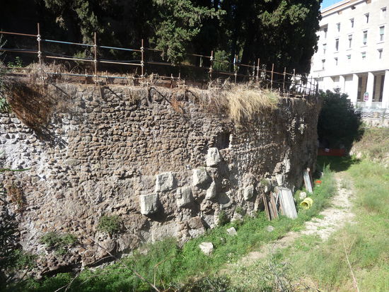 Außenmauer des Augustusmausoleum