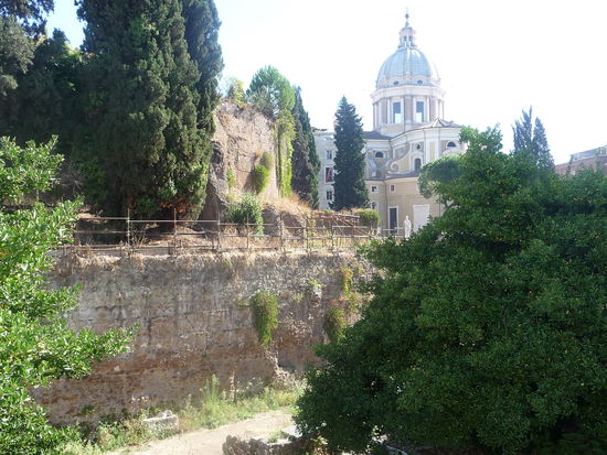 Außenmauer des Augustusmausoleum