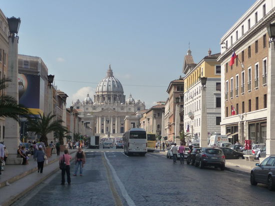Blick auf den Petersdom