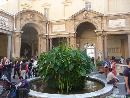 Achteckiger Innenhof Cortile Ottogonale