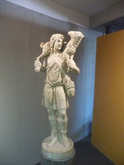 Statute des guten Hirten im Museo Pio Christiano frühchristliche Sammlung