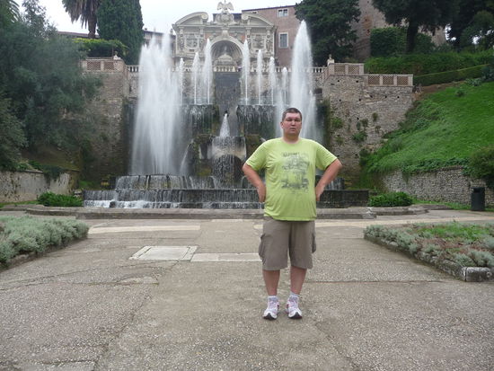 Ich vor dem Neptunbrunnen