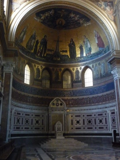 Die Kathedra des Papstes als Bischof von Rom