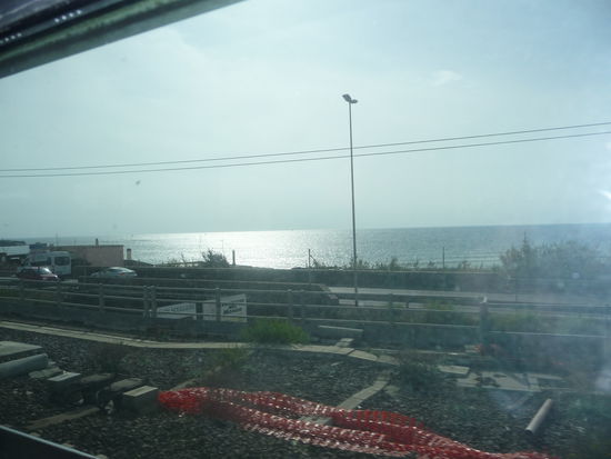 Ich habe Tarquinia fast erreicht und damit auch das Mittelmeer