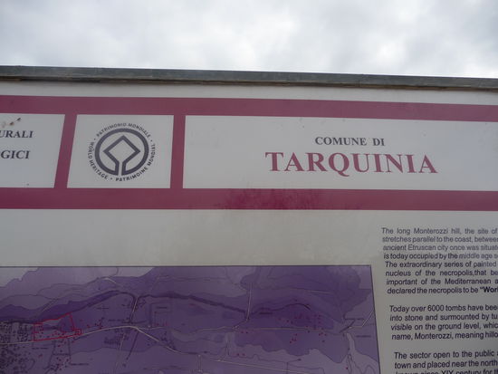 Monterozzi Necropole der Etrusker Unesco Weltkulturerbe in Tarquinia