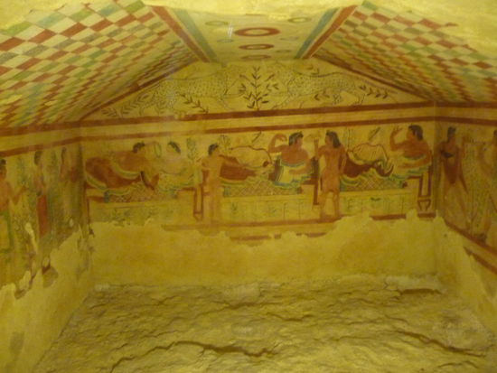 Grabkammer der Leoparden Toma dei Leopardi