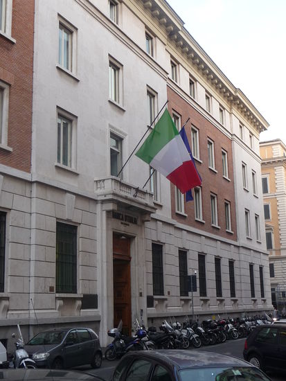 Italienische Bank gegenüber von meinem Hostel