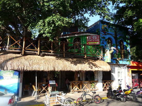 Casa Tucan Hotel von der Straße aus gesehen