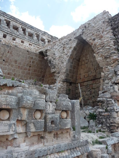 Unteres Ende am Palast der Masken