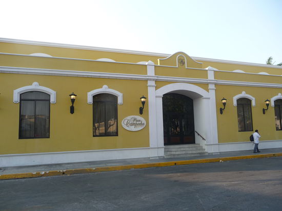 Hoteleingang in Campeche
