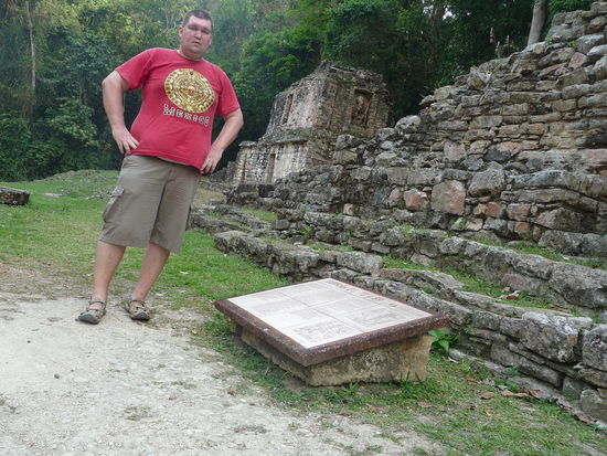 Ich vor der Estructura 21