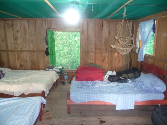 Die Hütte von innen